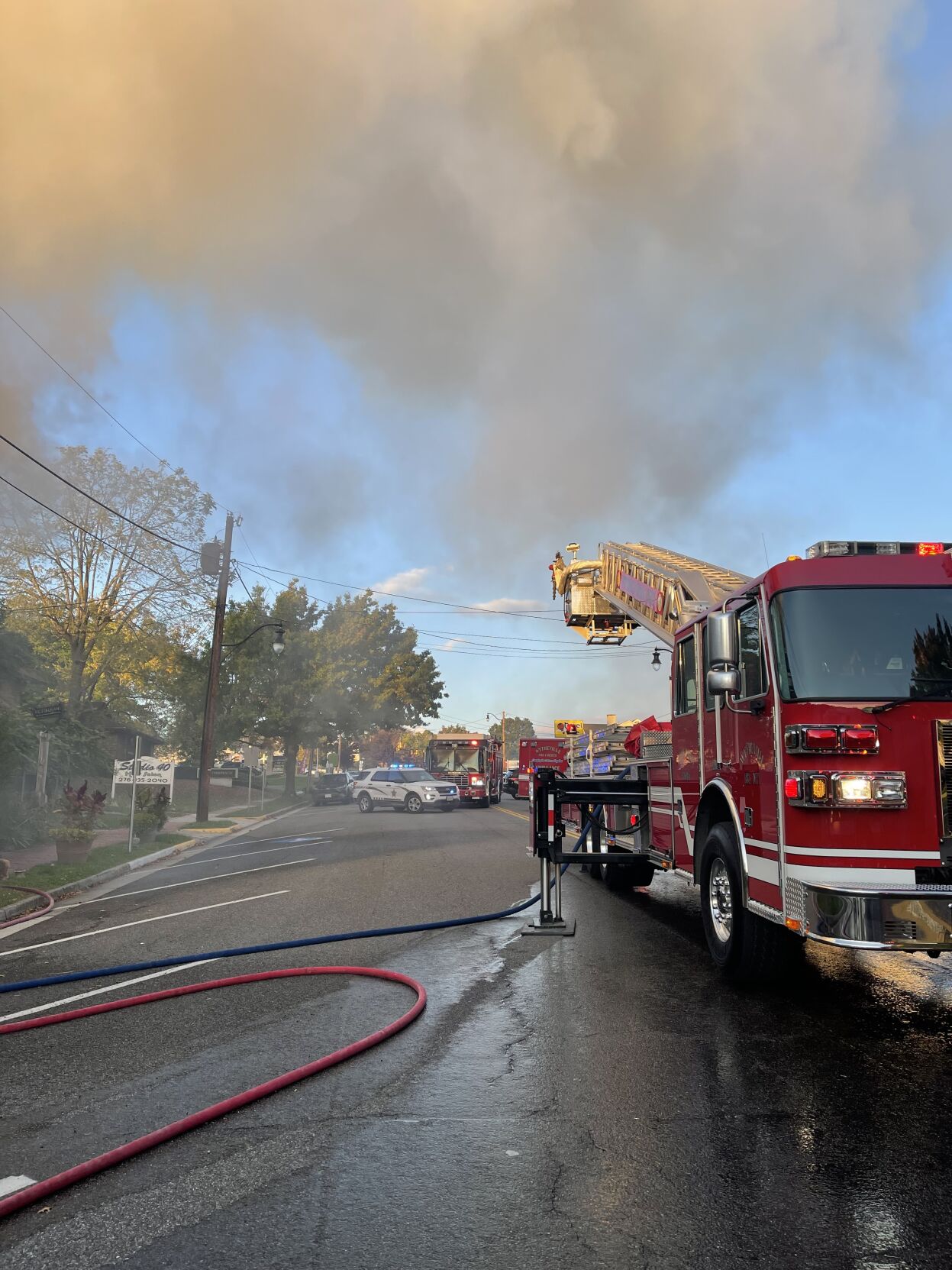 Log House fire 3